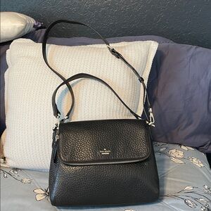 Kate Spade Black Leather Shoulder Bag
